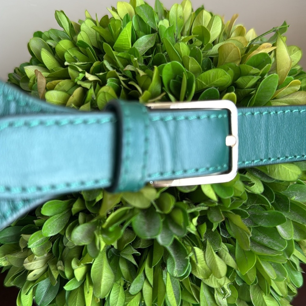 KATE SPADE ♠️ New York "Aster" 💚DEEP JADE GREEN💚LEATHER SHOULDER BAG 🌟EUC🌟 - Picture 12 of 17